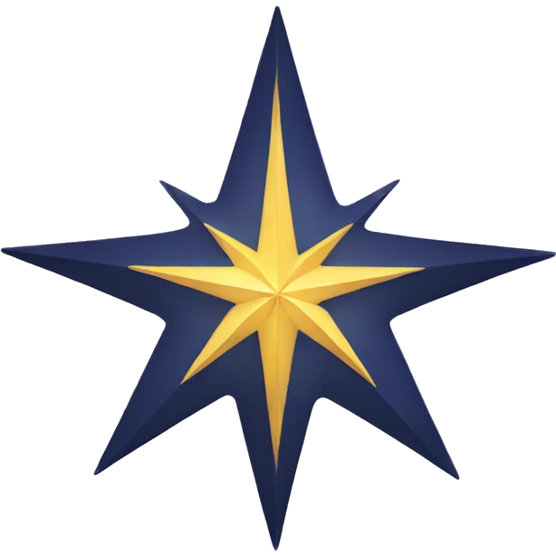  North star  emoji