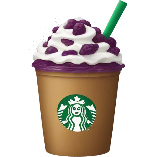 Starbucks açaí  emoji