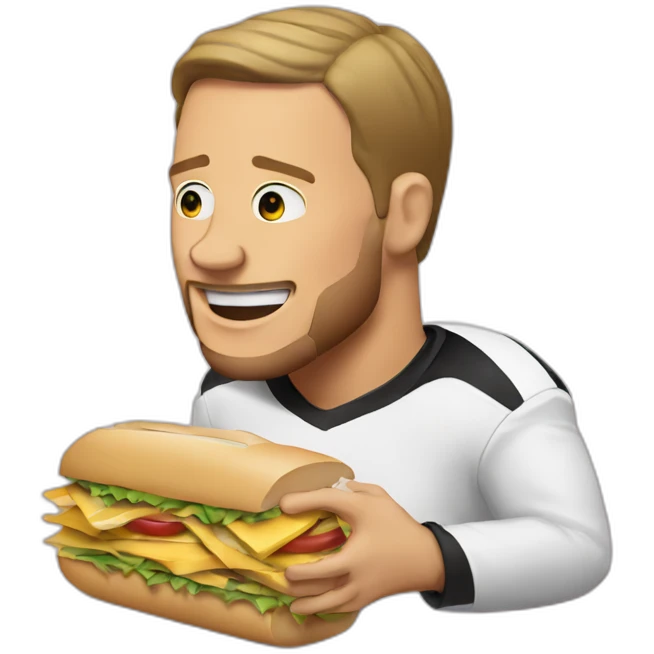 ben roethlisberger Eating a sandwich emoji