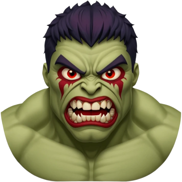hulk vermelho vampiro emoji