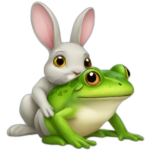 rabbit+frog emoji