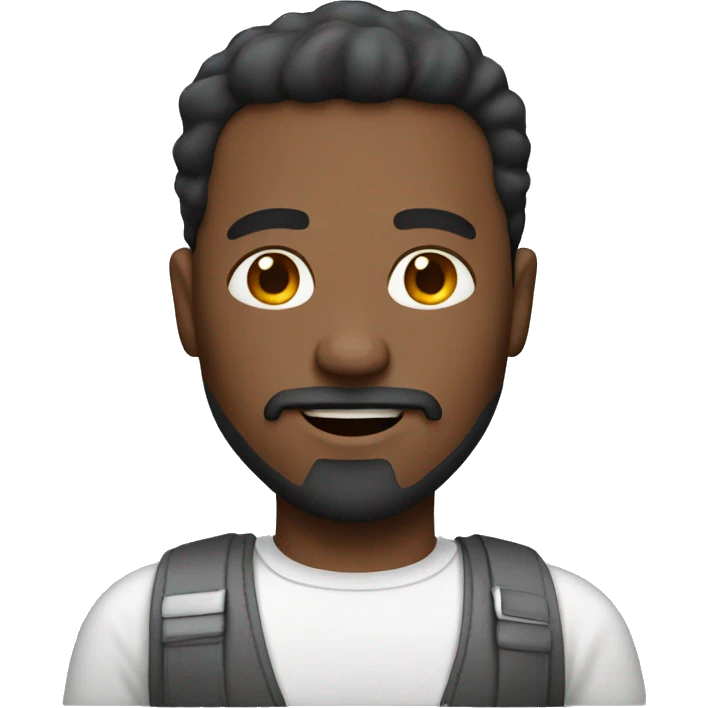 full man with red goatee, white skin  emoji