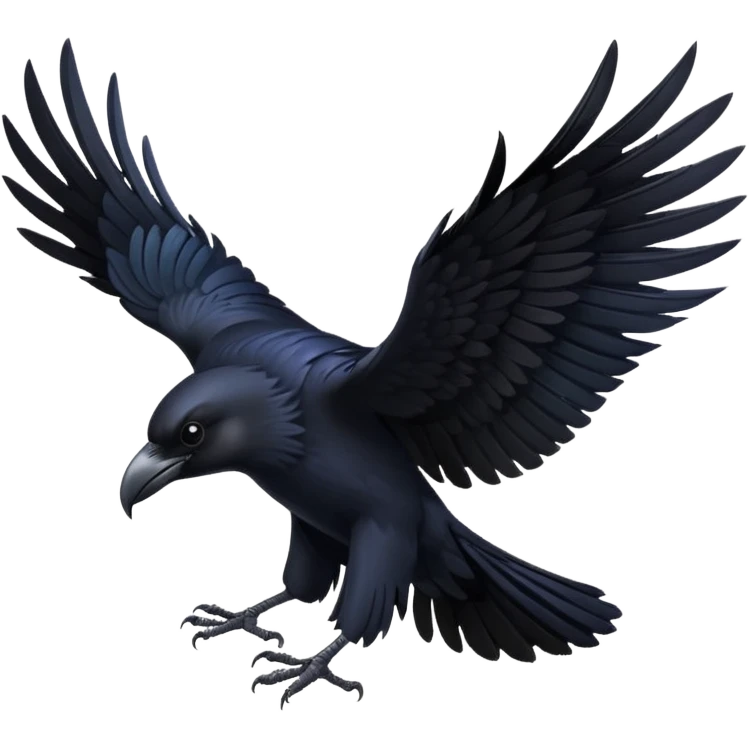 🐦‍⬛🪽 emoji