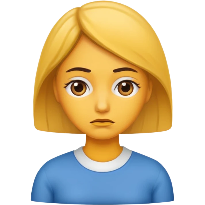 bored woman emoji