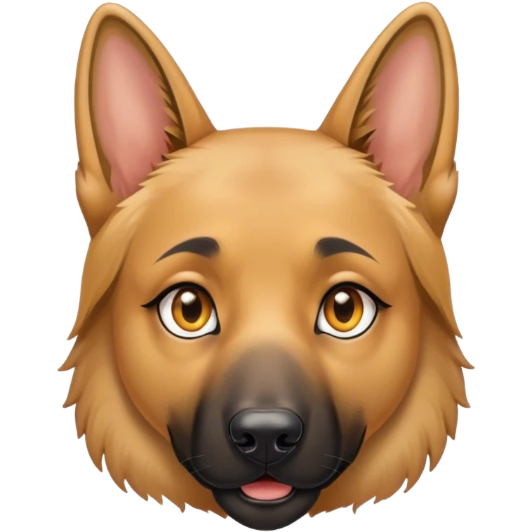 German Shepherd girl honey eyes  emoji