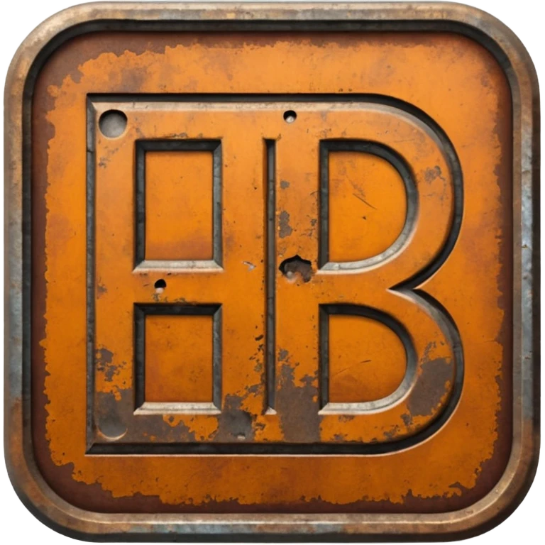 Create a Discord server icon that shows 'DUBS' based on the Rust video game. emoji