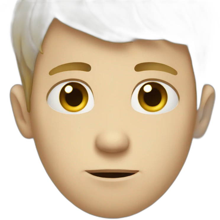 sad white boy emoji