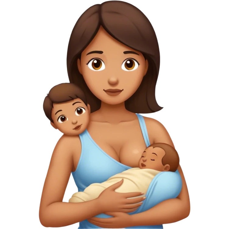 Woman breastfeeding emoji