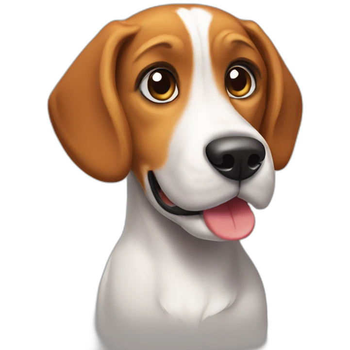 Beagle mischievous emoji