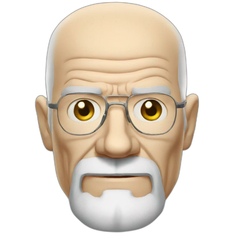 Walter White face emoji