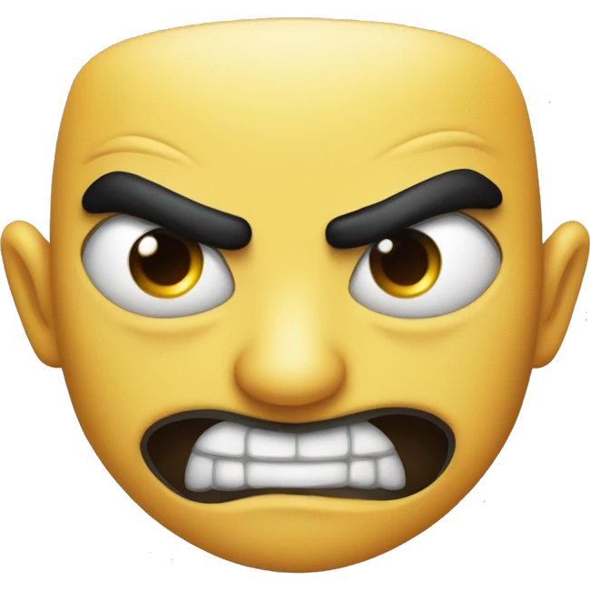 Emoji amarillo con colmillos de Drácula, capa negra y anteojos emoji
