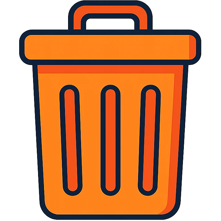 trashcan emoji