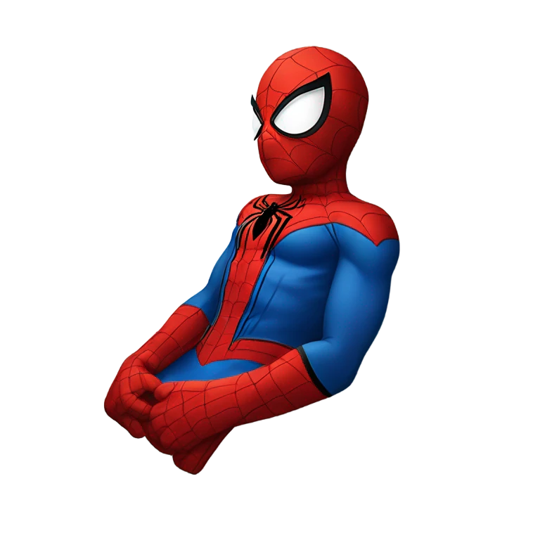 spider man sleeping emoji