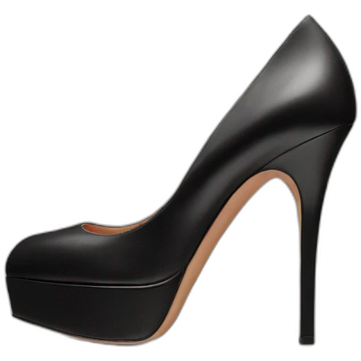 Black VALENTINO Tan-go PLATFORM PUMP emoji