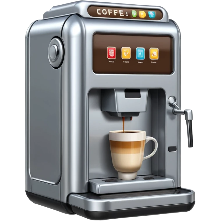 robot coffee vending machine emoji