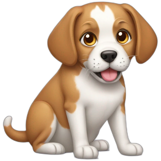 dog mixed with cat emoji