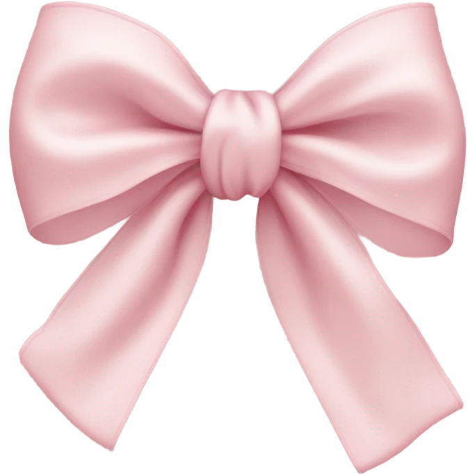 light pink bow emoji