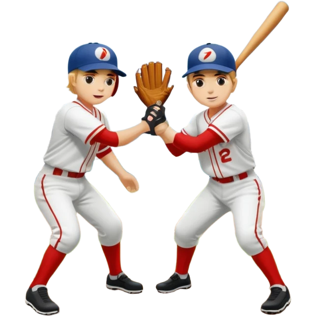 quiero dos equipos enemigos de baseball vs emoji
