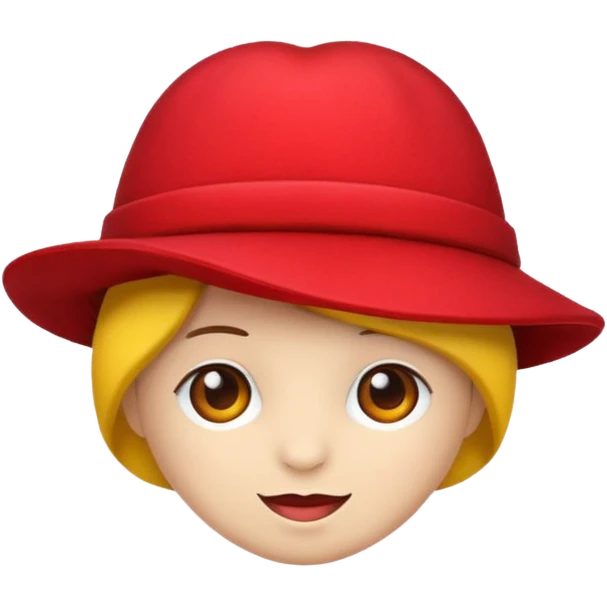  A only red hat emoji