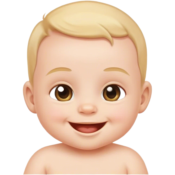 Младенец улыбается emoji