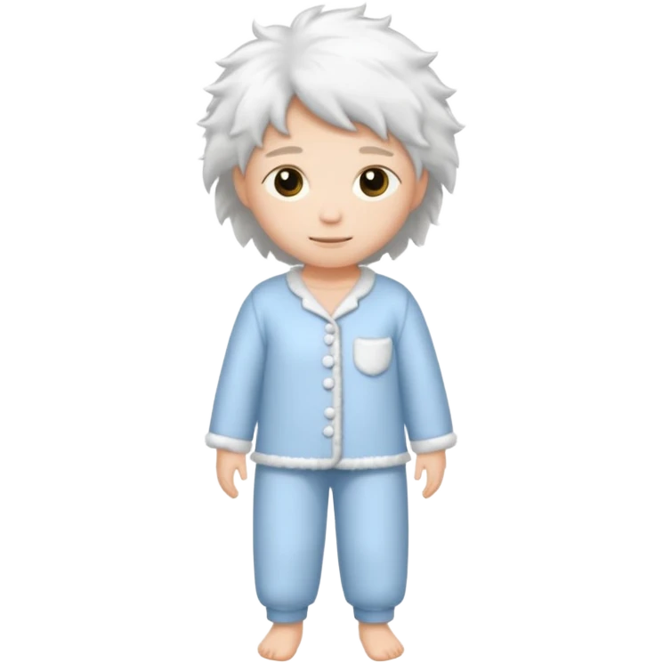 fluffy pyjamas emoji