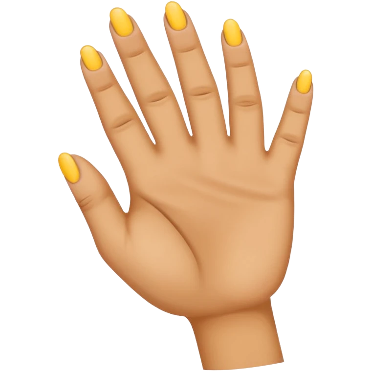 Hand emoji with thumb holding down ring finger with other fingers extended  emoji