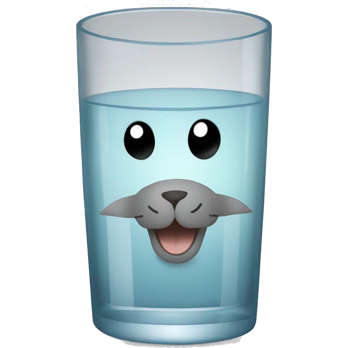 Glass with rat caracteristics emoji