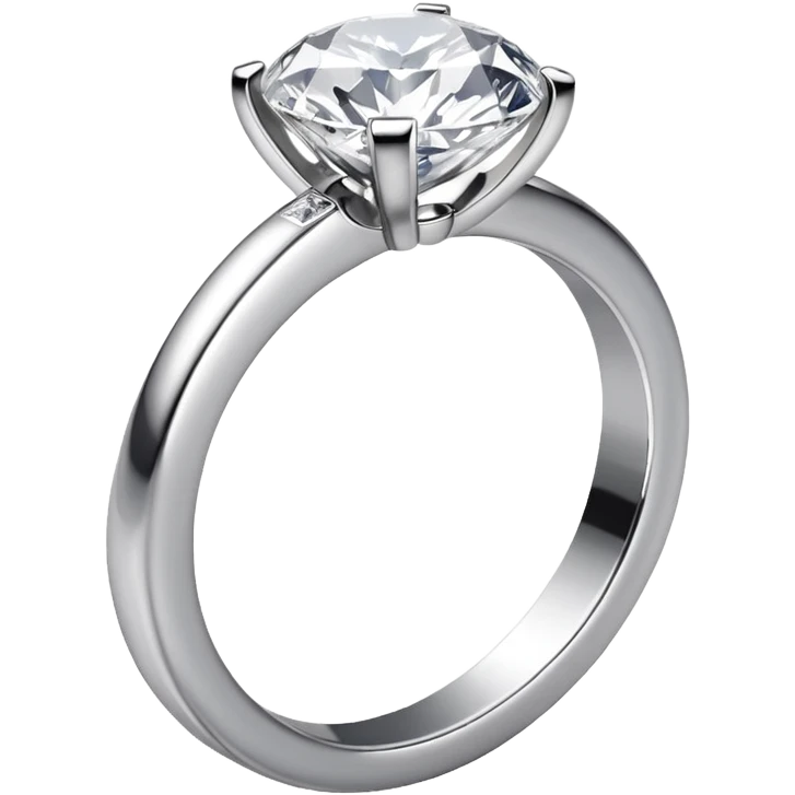 glitter white diamond married ring emoji