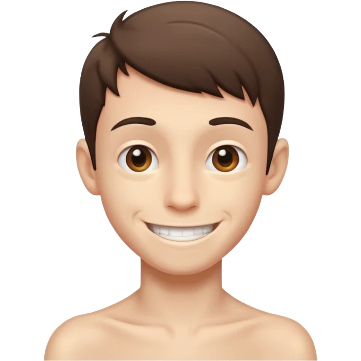 skinny boy smiling emoji