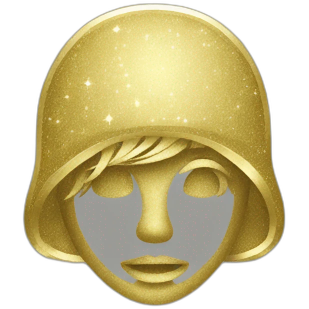 MSX logo in glittering gold emoji