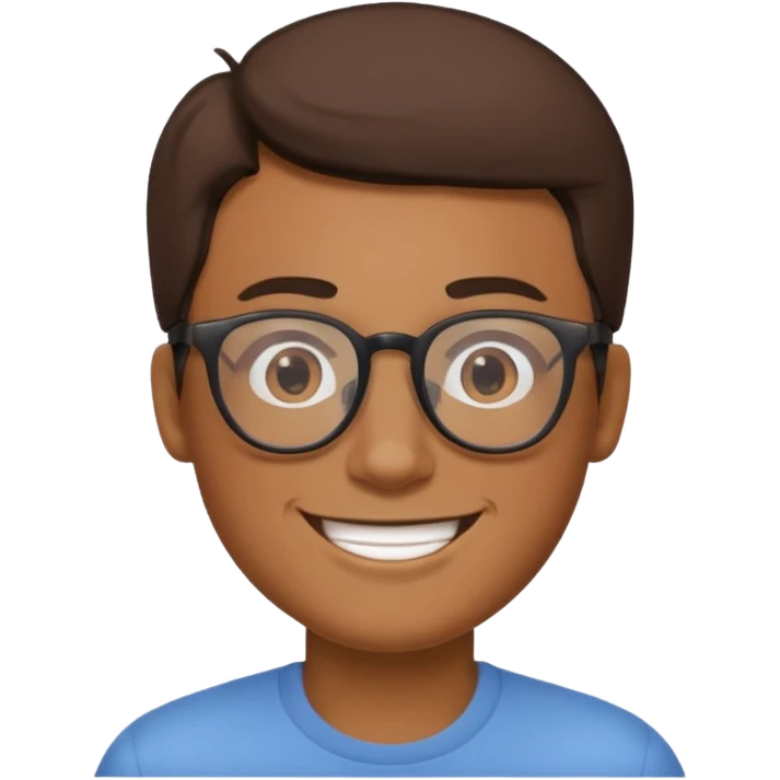 chill guy wearing glasses emoji