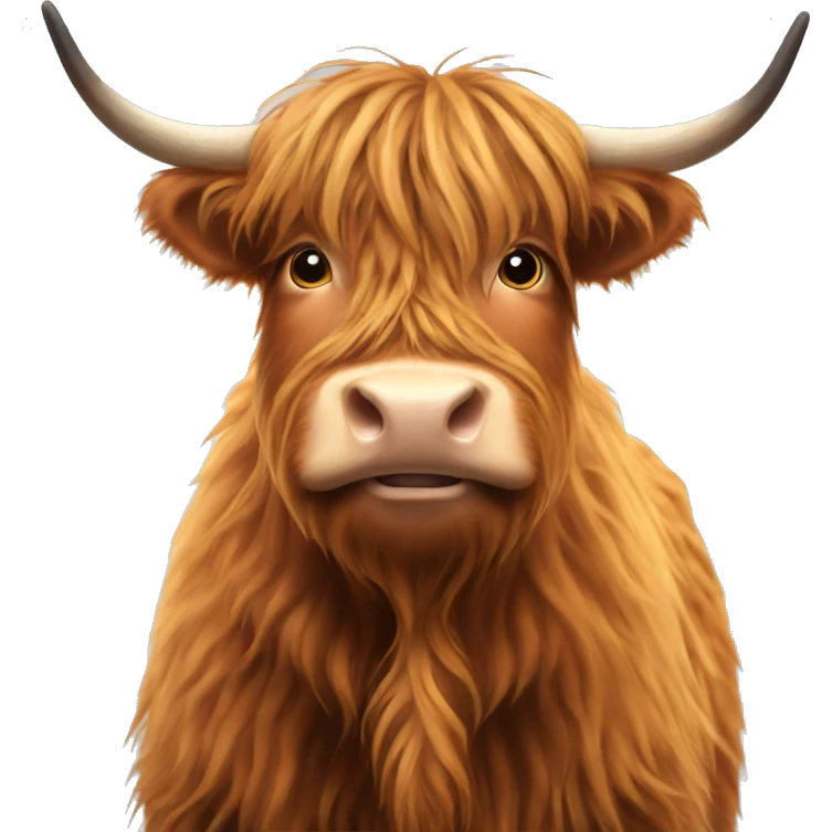 Highland cow emoji