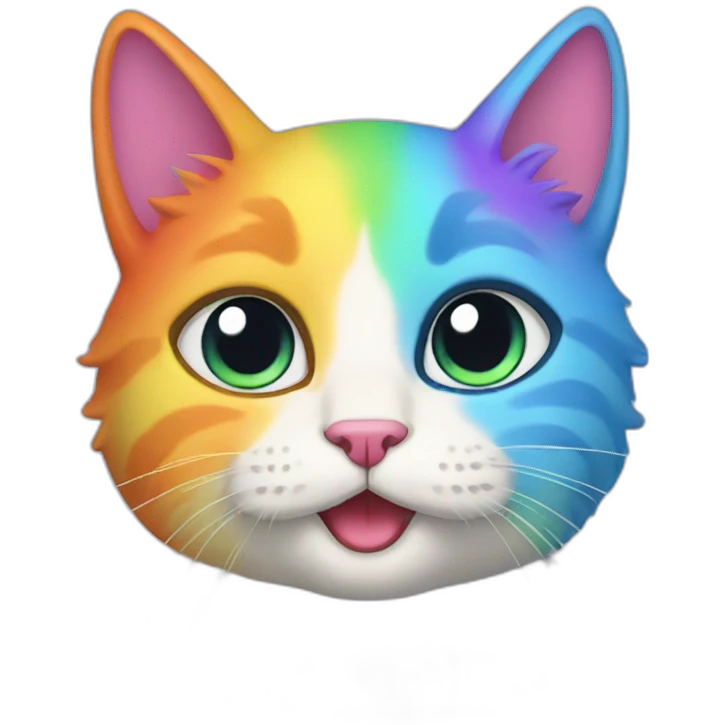 rainbow cat emoji