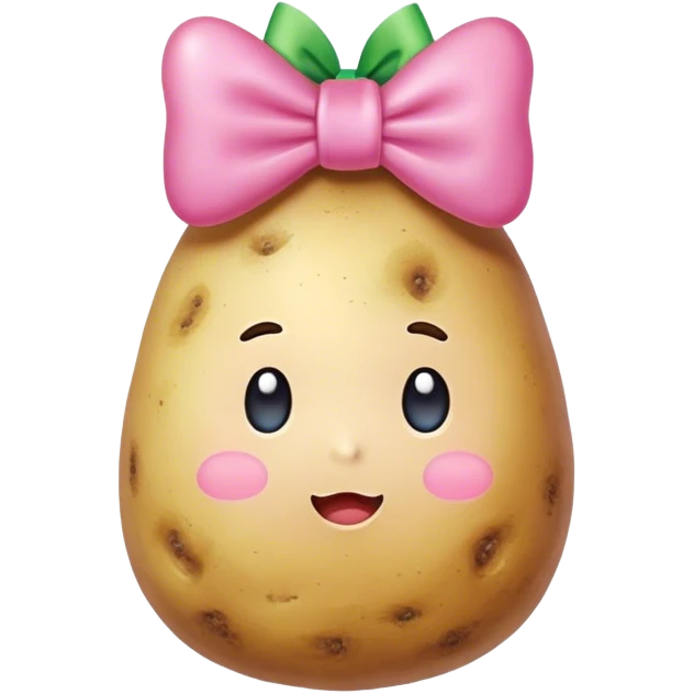 meditater kawaii potato bow emoji
