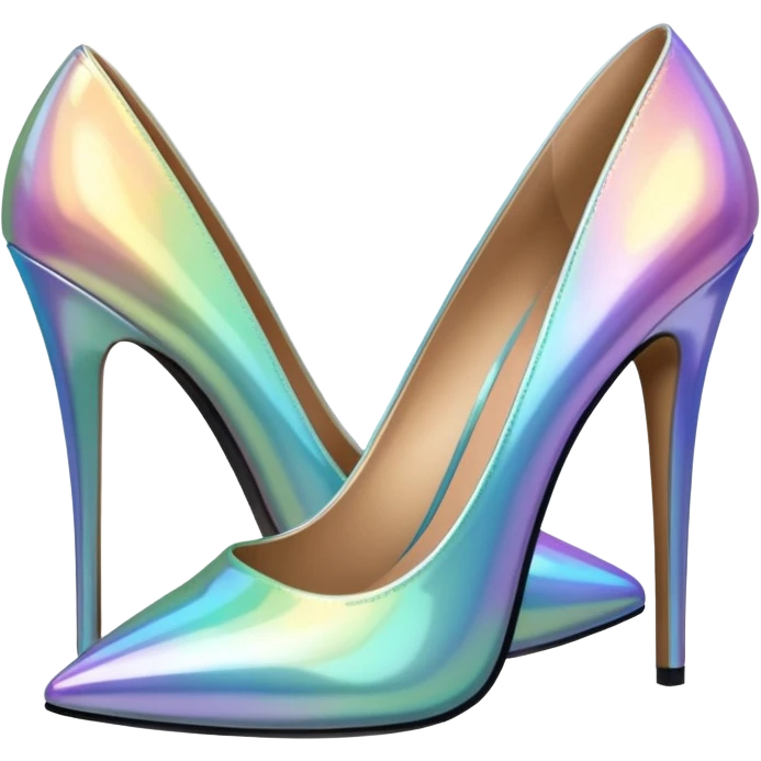 Iridescent heels emoji