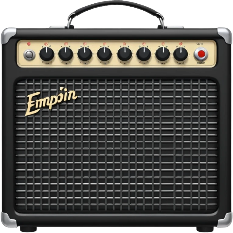 electric guitar amplifier emoji