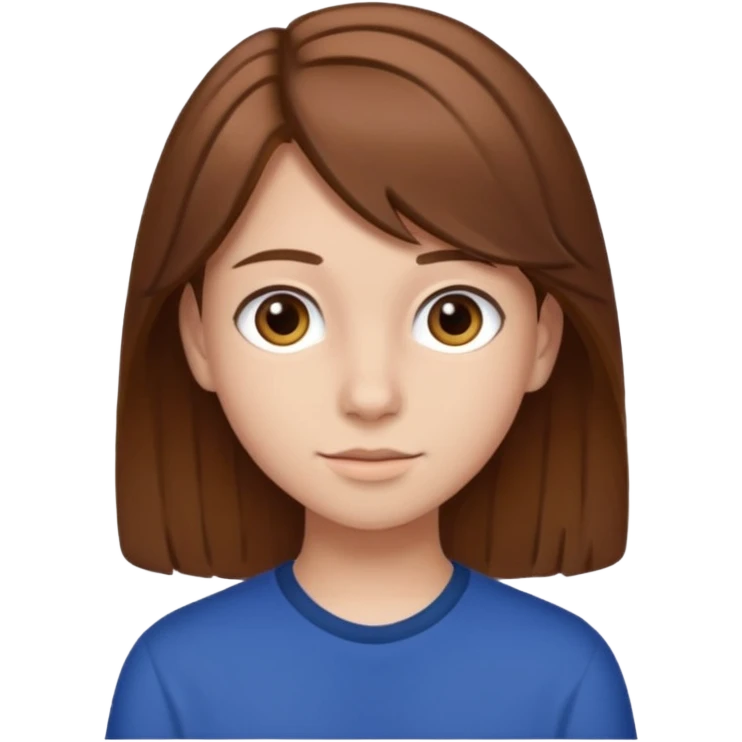 Dum 15year old with brown hair and is ugli emoji