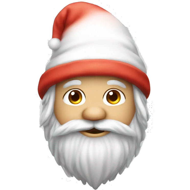 Cute Gnome without eyes with big beanie  emoji