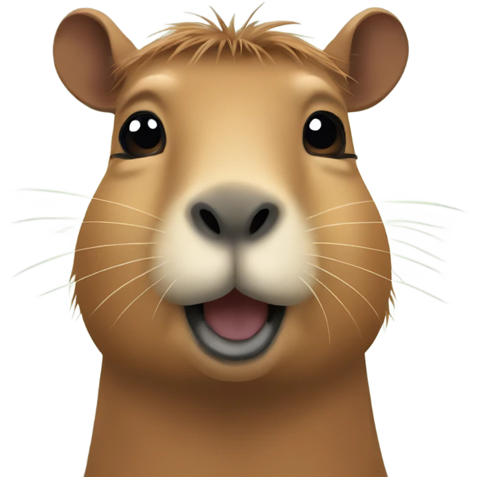 cute capybara  emoji