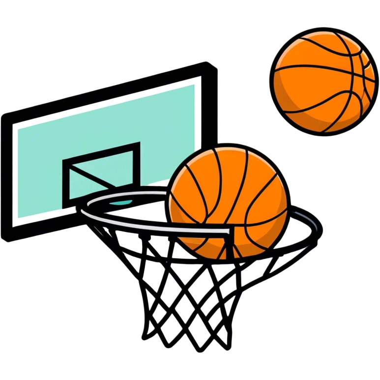 Basketball March madness emoji