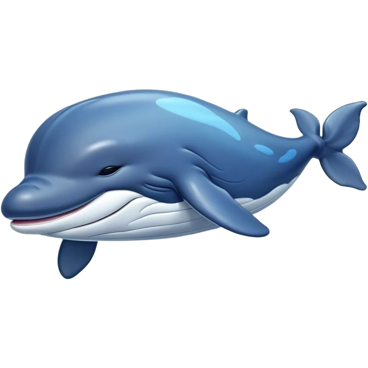 Meme-Worthy Cute Sleeping Humpback Whale Portrait Emoji, Head resting peacefully with a contented smile, showcasing an enormous blue-gray body with gently drifting pectoral fins and eyes softly closed in serene slumber, Simplified yet adorably endearing features, highly detailed, glowing with a soft, drowsy deep-sea light, high shine, relaxed and utterly lovable, stylized with an air of playful oceanic laziness, soft glowing outline, capturing the essence of a sleeping humpback whale that feels destined to become the next viral icon of adorable marine rest! emoji