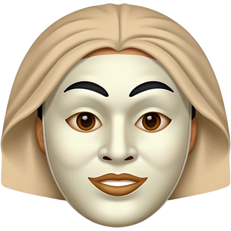 Questionable seller in mask emoji