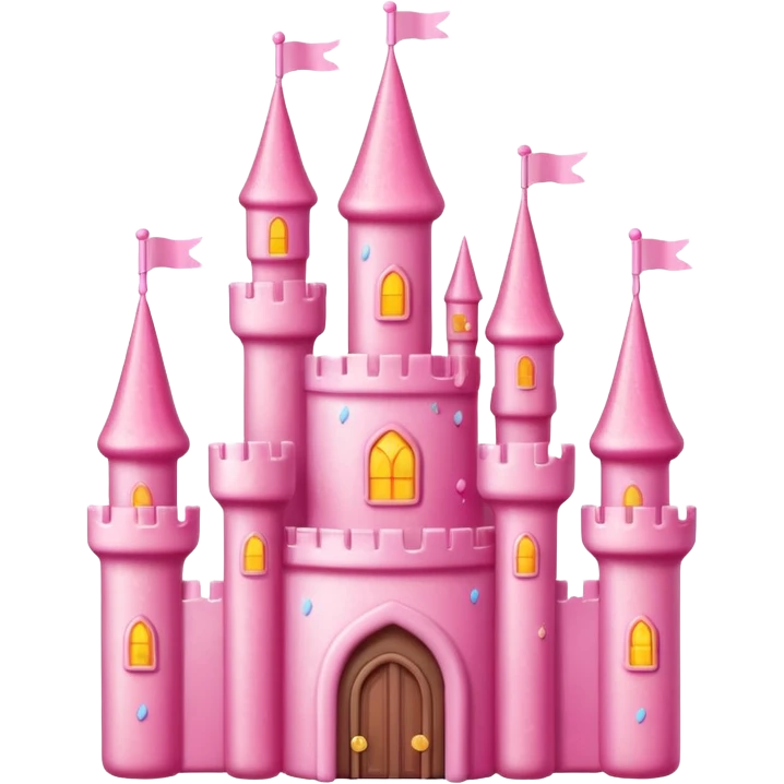 pink candy castle emoji