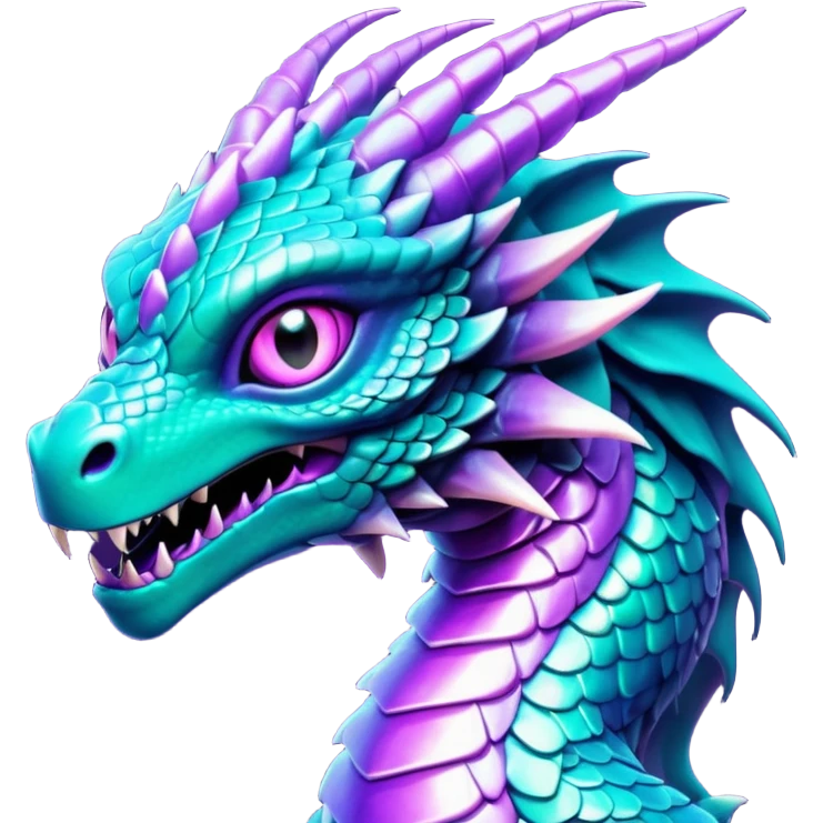 Alien dragon emoji