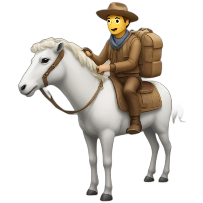 Un obèse sur un chameau emoji