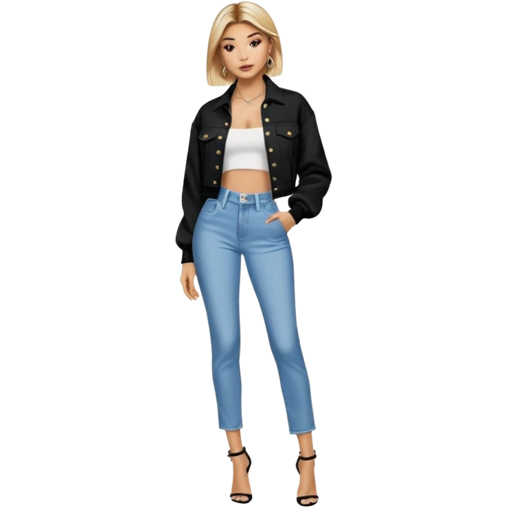 Hailey bieber en voyant tout le corps  emoji