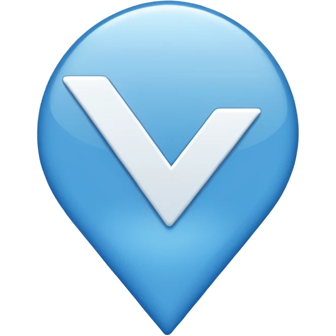 Verificación azul con un chulito blanco  que el emoji s|a emoji