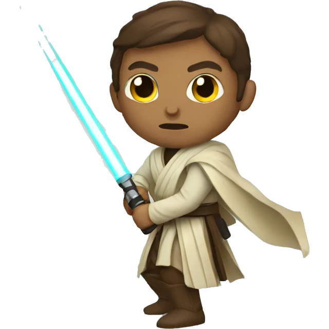 Jedi ready to fight emoji