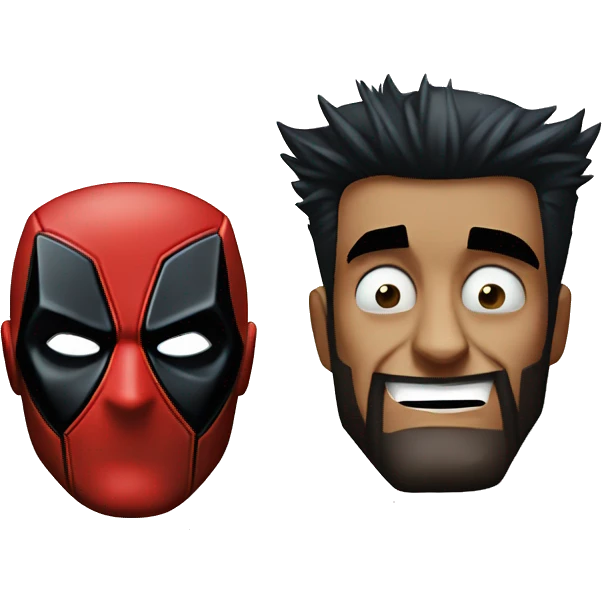 Deadpool and Wolverine let's go! emoji