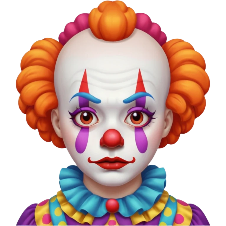 Sad clown emoji emoji